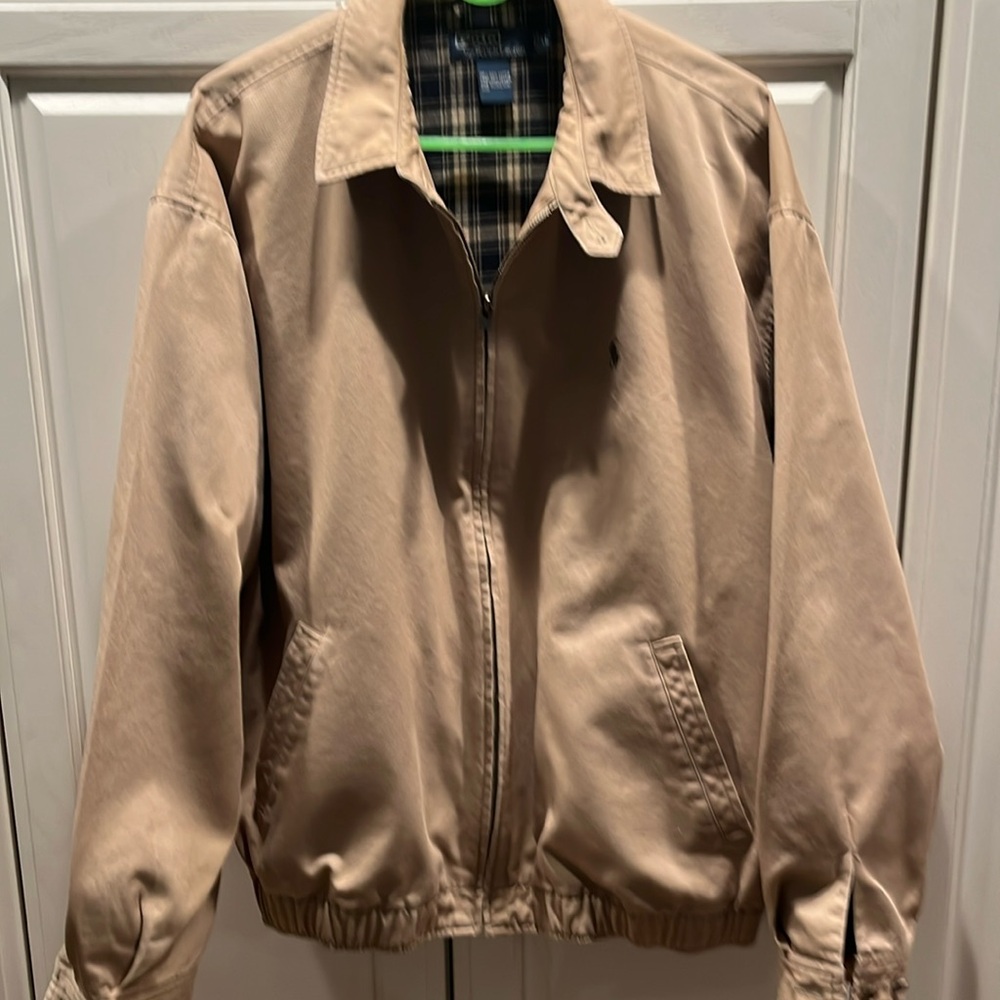 Polo Ralph Lauren men’s classic twill front zip jacket
